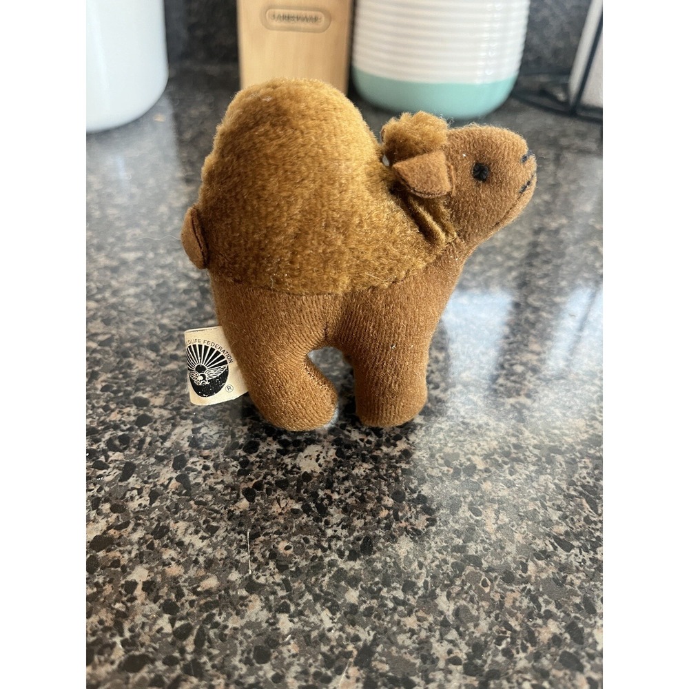 National Wildlife Federation Plush Camel Animals 1994 Toys 3" Vintage McDonalds